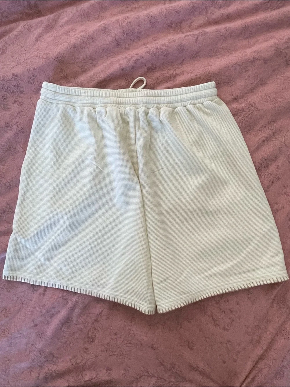 Roolee Cream Knit shorts and Floral shorts - Picture 4 of 6